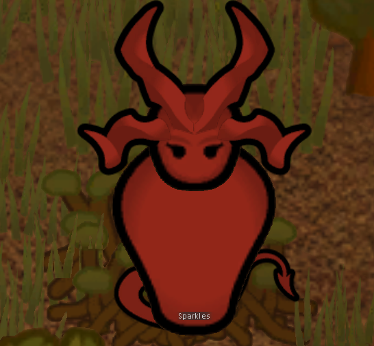 A big red hulk of a creature